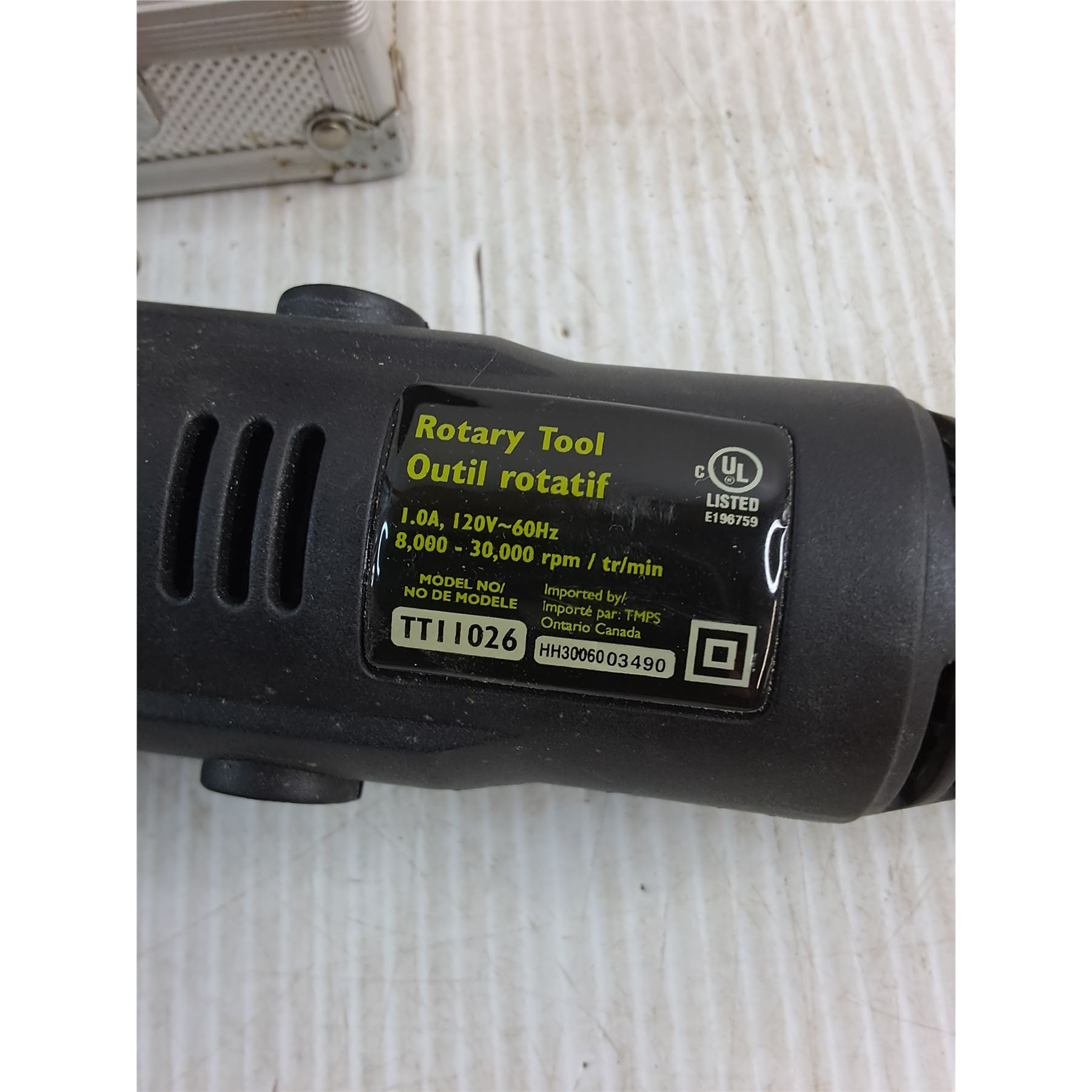 TMT Rotary Tool Kit - Tested - Bodnarus Auctioneering