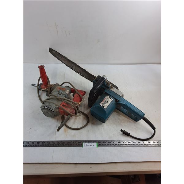 Hilti TE 17 - Untestable, As is, Makita 16" Electric Chainsaw - No Power, As is - Pickup Only