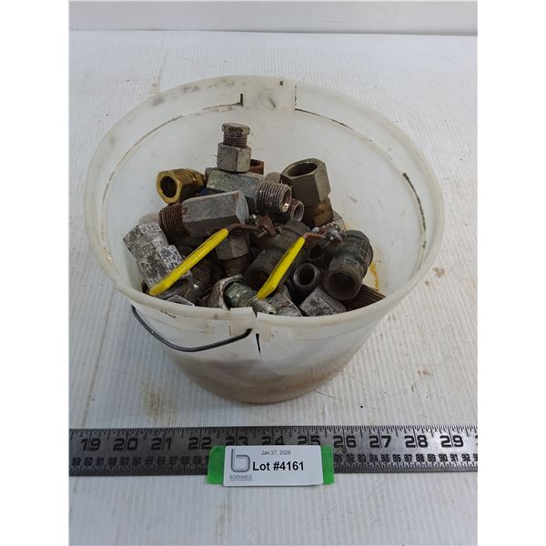 Bucket of Valves - Some Rust, As is