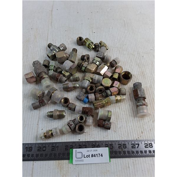 Assorted Plumbing Connectors/Valves, All As is