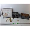 Image 1 : Aquarium Treasure Chest, Reindeer Decor, Archive Box, Misc.