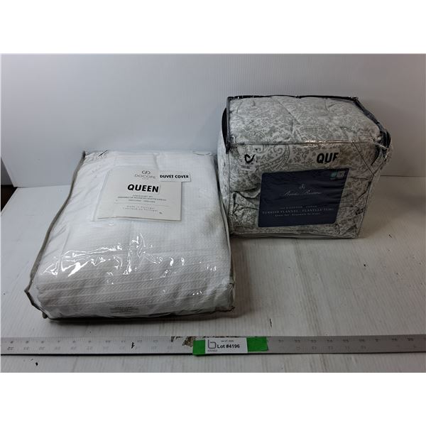 Queen Sheet Set & Duvet Cover- Appear New