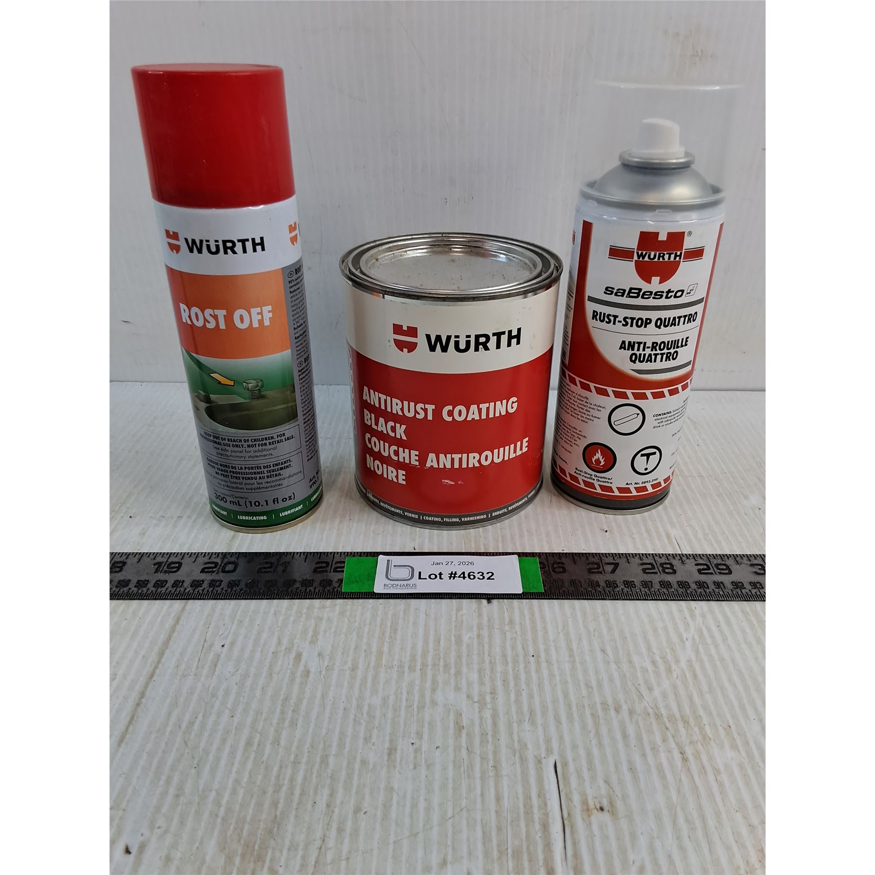 (3) Assorted Cans of Rust Prevention as pictured-Cannot Ship - Bodnarus ...
