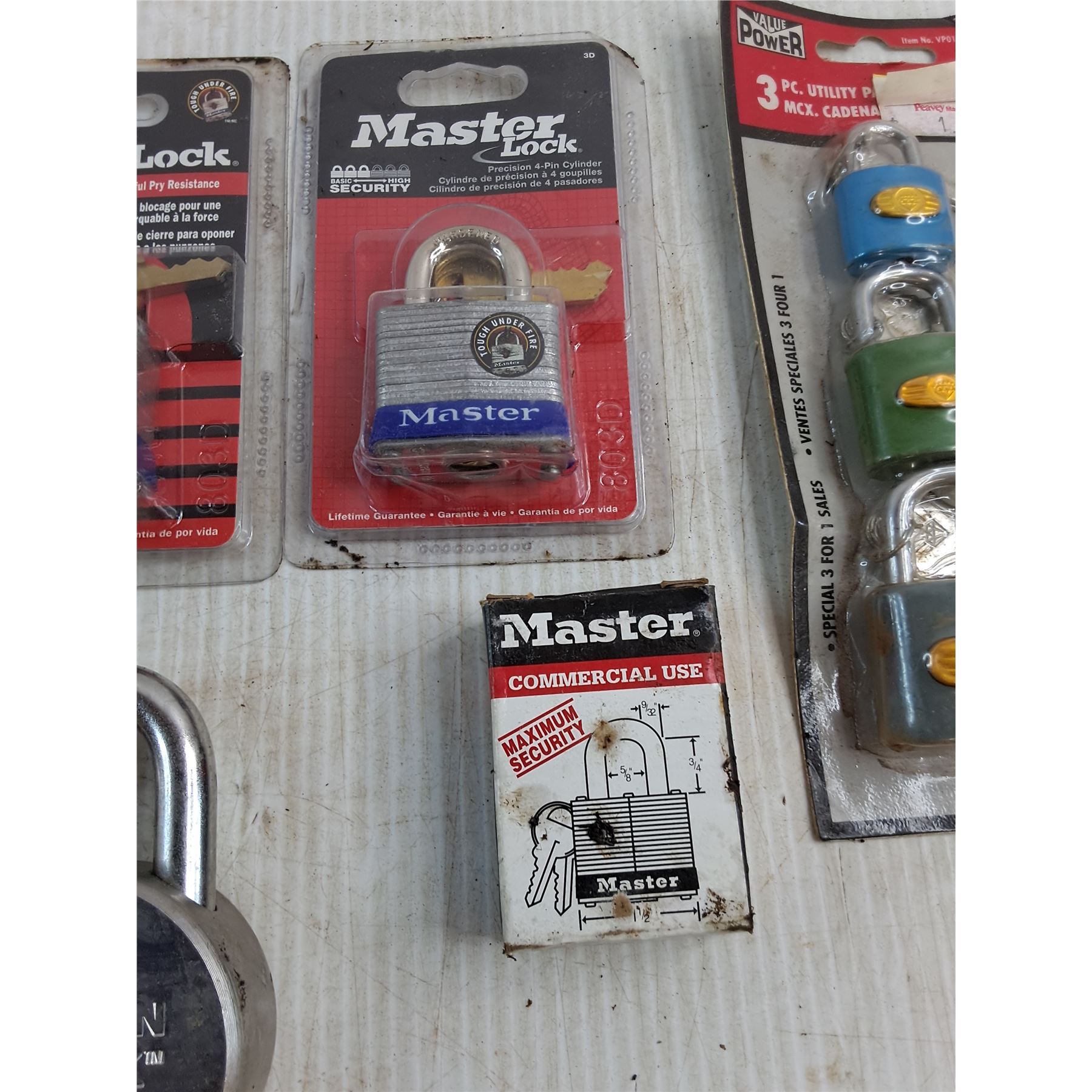 Assorted 'Mostly Sealed' Padlocks - Bodnarus Auctioneering