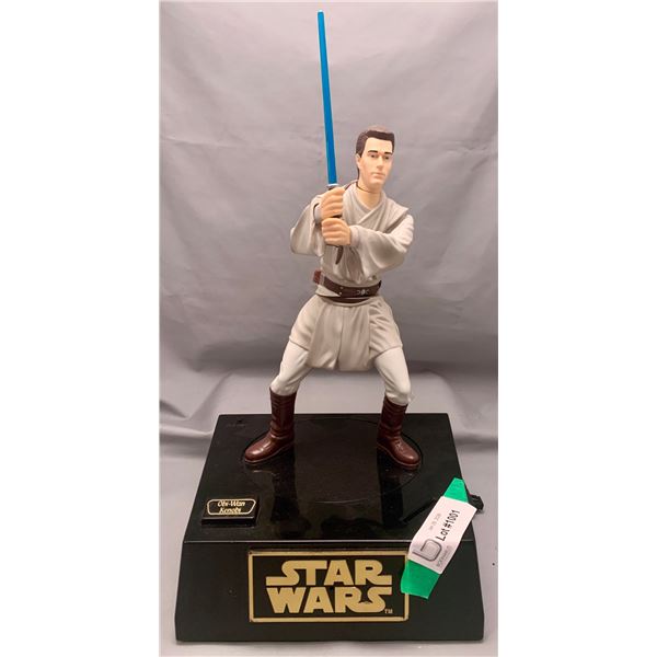 Star Wars Master Obi-Wan Kenobi Jedi Knight Mechanical Bank With Movement / Voice / Sound Works Perf