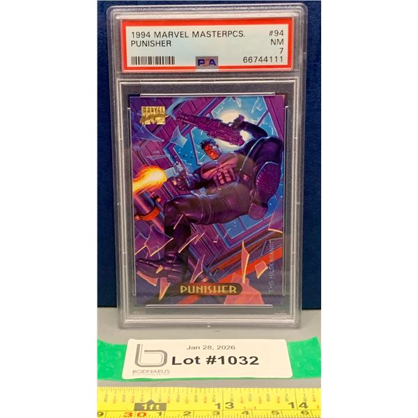 Marvel Masterpieces 1994 Punisher PSA Graded 7 - Rare