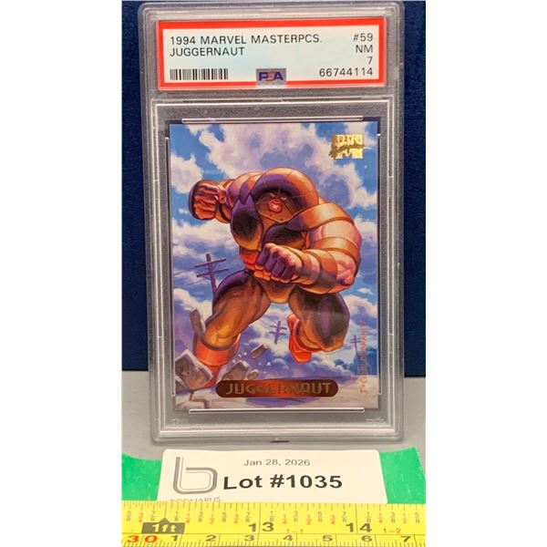 Marvel Masterpieces 1994 Juggernaut PSA Graded 7 - Rare / POP 4