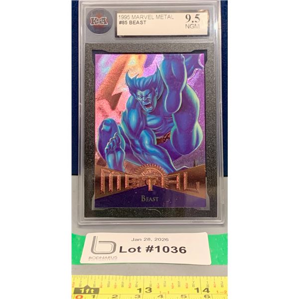 Marvel METAL 1995 The BEAST KSA Graded 9.5