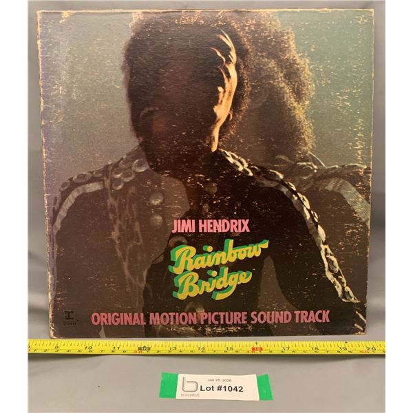 Jimi Hendrix Vintage LP Record Album - Rainbow Bridge - Original Motion Picture Sound Track Vinyl Go