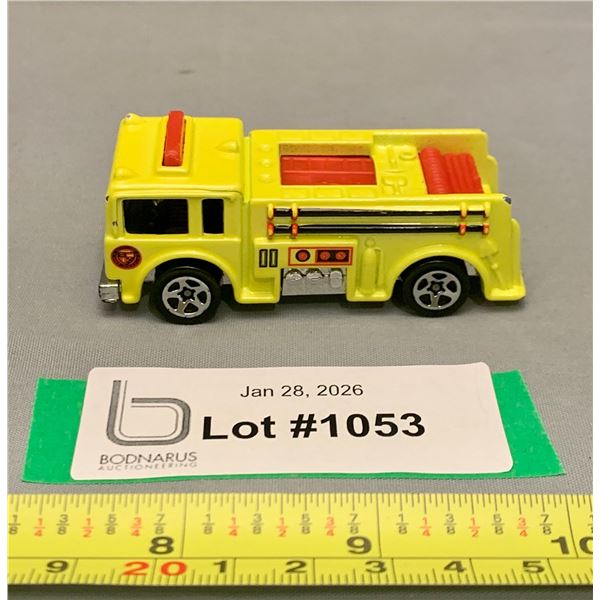 Vintage Hot Wheels 1976 Fire Eater Yellow Fire Truck - NRMT Condition & rare Color!