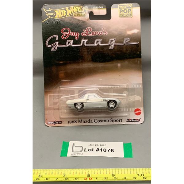 Hot Wheels PREMIUM - Jay Leno's Garage 1968 Mazda Cosmo Spirit All Metal With Real Rubber Tires! NIB
