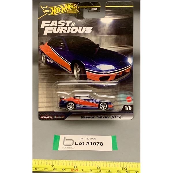 Hot Wheels PREMIUM Fast & Furious Nissan Silvia S15 - Highly Sought After NIB