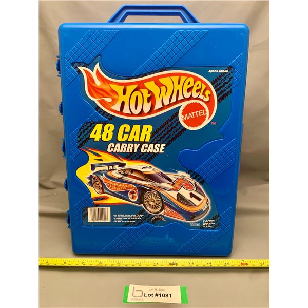Vintage 1999 Hot Wheels 48-Car Collectors Storage Case - Decals are MINT! No Cracks or Chips MINTY!