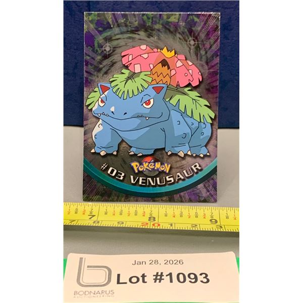 Pokemon Vintage 1999 Topps Chrome Venusaur #3