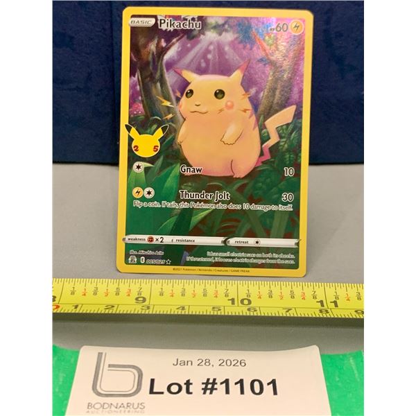 Pokemon Pikachu Holo Black Star Promo #005/025