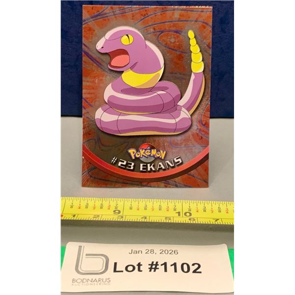 Pokemon Vintage 1999 Topps Chrome Ekans #23