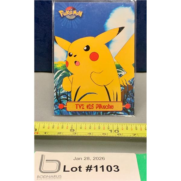 Pokemon Vintage 1999 Topps TV2 Pikachu #25