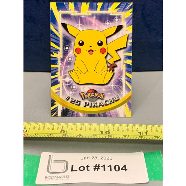 Pokemon Vintage 1999 Topps Pikachu #25