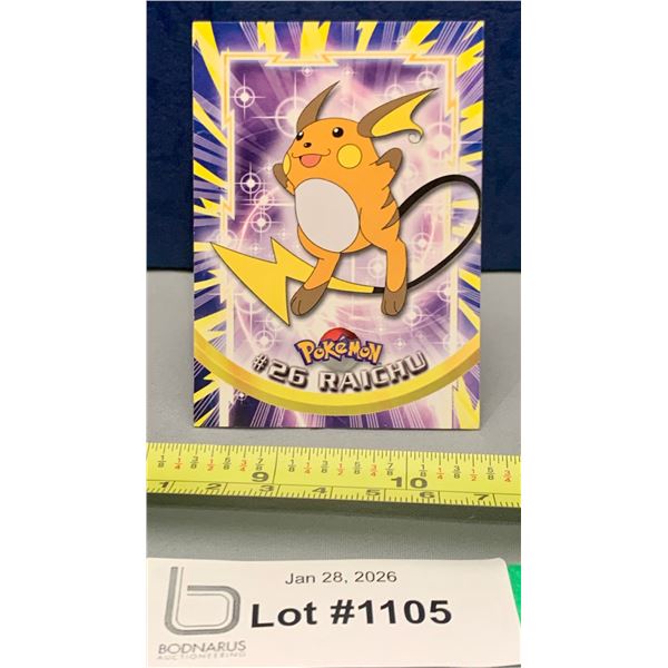 Pokemon Vintage 1999 Topps Raichu #26