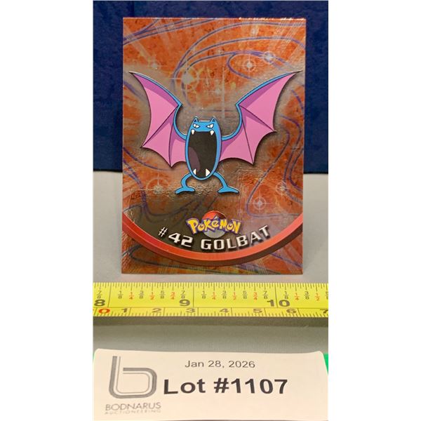 Pokemon Vintage 1999 Topps Chrome Golbat #42