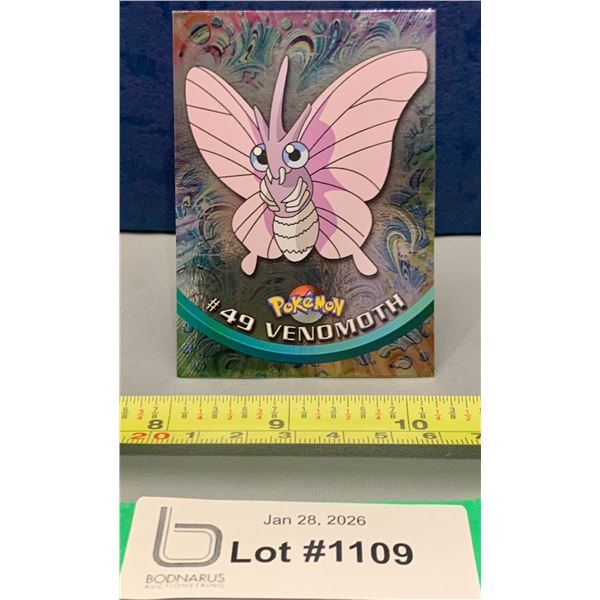 Pokemon Vintage 1999 Topps Chrome Venomoth #49