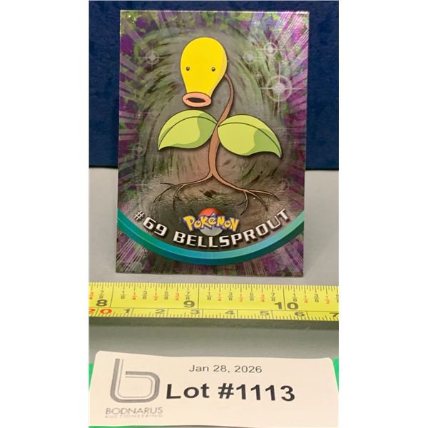Pokemon Vintage 1999 Topps Chrome Bellsprout #69