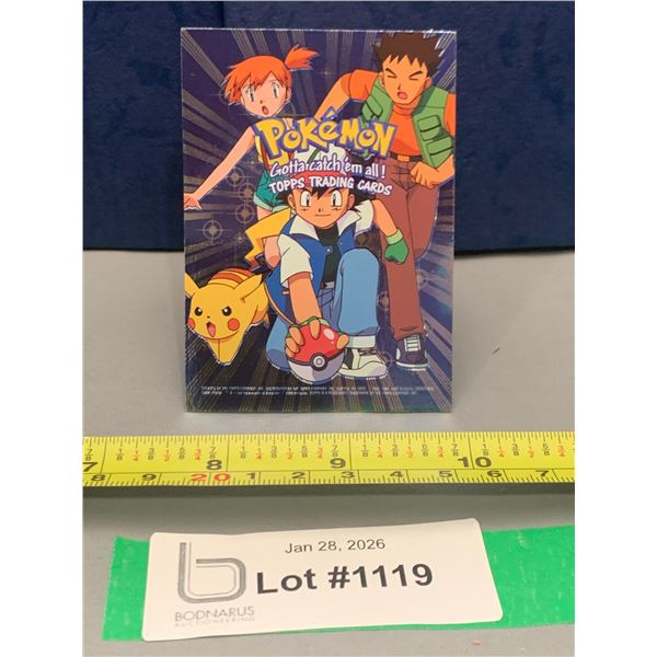 Pokemon Vintage 1999 Topps Chrome Gotta Catch Em' All! Rare Checklist