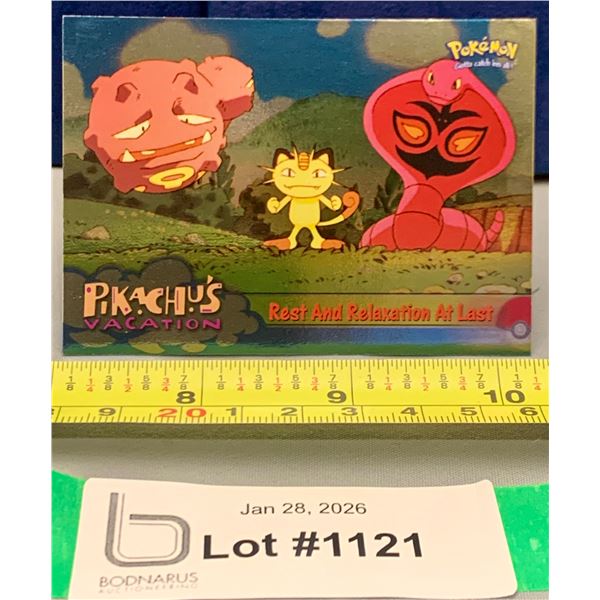 Pokemon Vintage 1999 Topps Chrome Rest & Relaxation At Last!