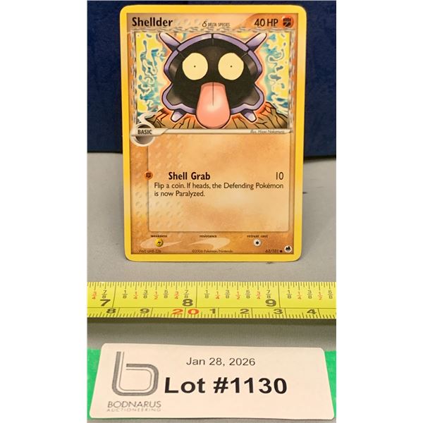 Pokemon Vintage 2006 Shelldor EX Dragon Frontiers 63/101 Rare Card