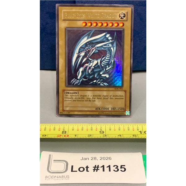 YU-GI-OH Rare Blue Eyes White Dragon HOLO Card!
