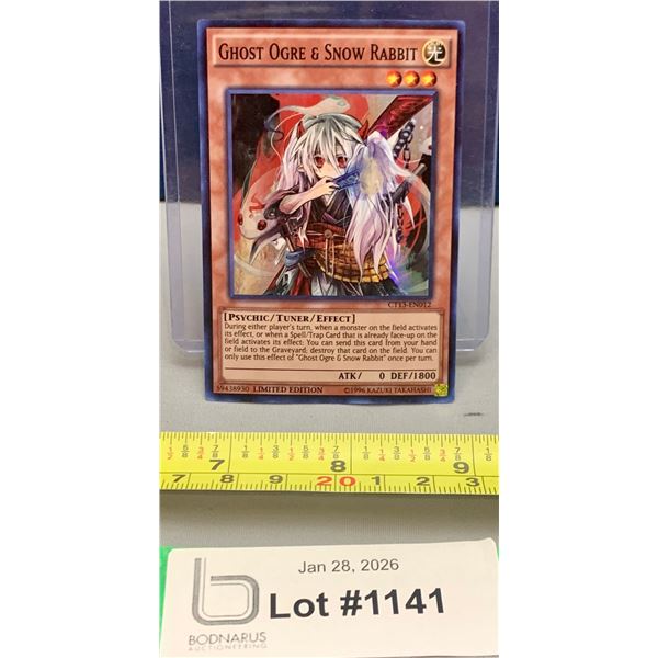 YU-GI-OH Very Rare Ghost Ogre & Snow Rabbit HOLO Limited Edition Card