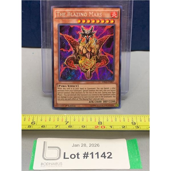YU-GI-OH Ultra-Rare HOLO The Blazing Mars 1st Edition Card