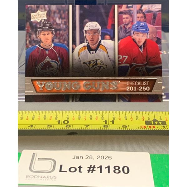 Very Rare 2013-14 Young Guns #250 Nathan MacKinnon & Seth Jones Rookie card Checklist