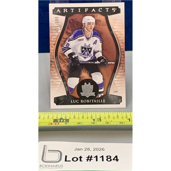Luc Robitaille LA Kings #435/599 Rare Artifacts Hockey card