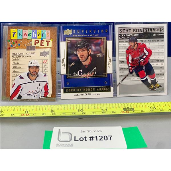 (3) Mr. 900! Alex Alexander Ovechkin Special Inserts Hockey cards