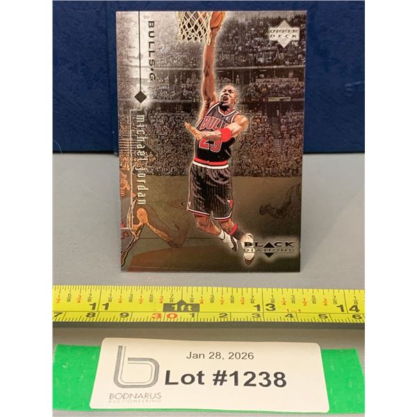 Michael Jordan Black Diamond Foil Basketball Card
