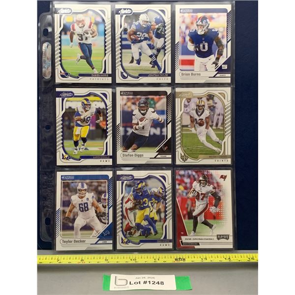 (9) Lot of NFL Current & Football Stars of the Past!