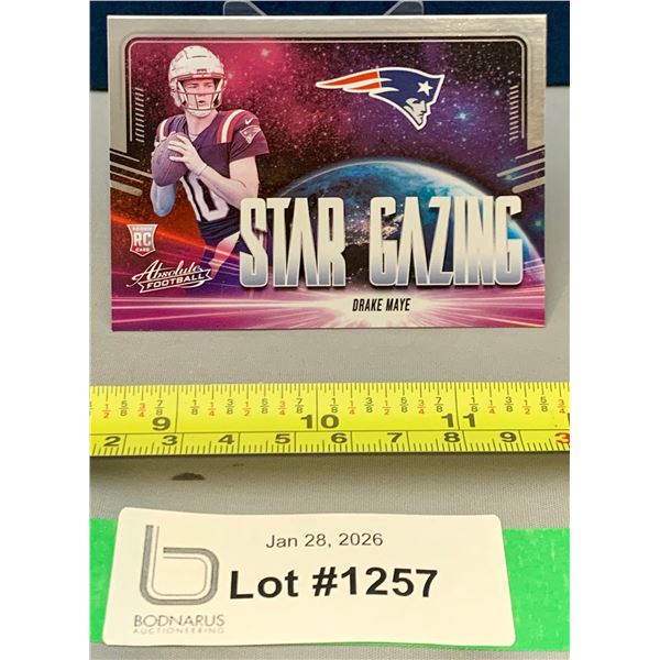 Drake Maye New England Patriots NFL Rookie RC Football Star Sensation! Highly Sought After!