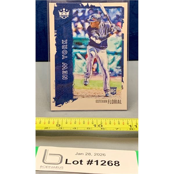 Estevan Florial Rare Canvas Rookie Baseball Card