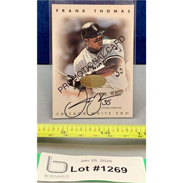 Frank Thomas rare Leaf Signature Series Baseball Card