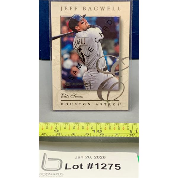 Jeff Bagwell Elite Series Rare Sample Baseball Card