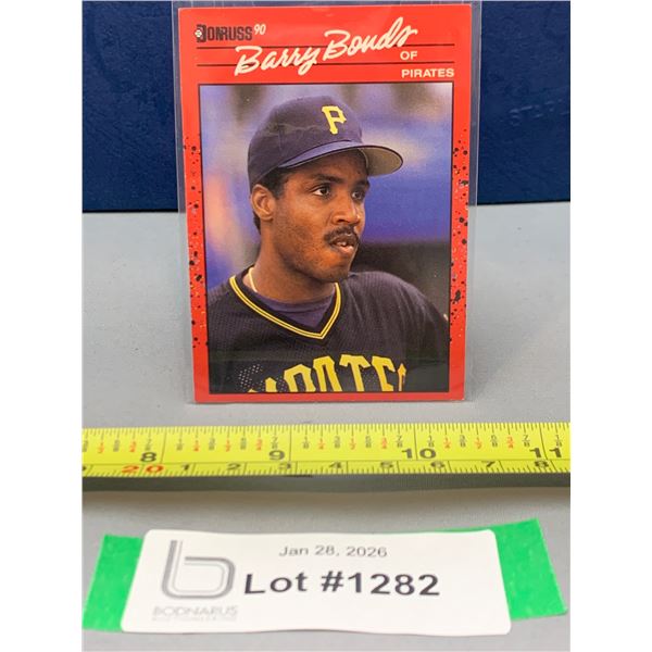 Very Rare Leaf Barry Bonds Error Baseball Card - Missing Dot! See Photos