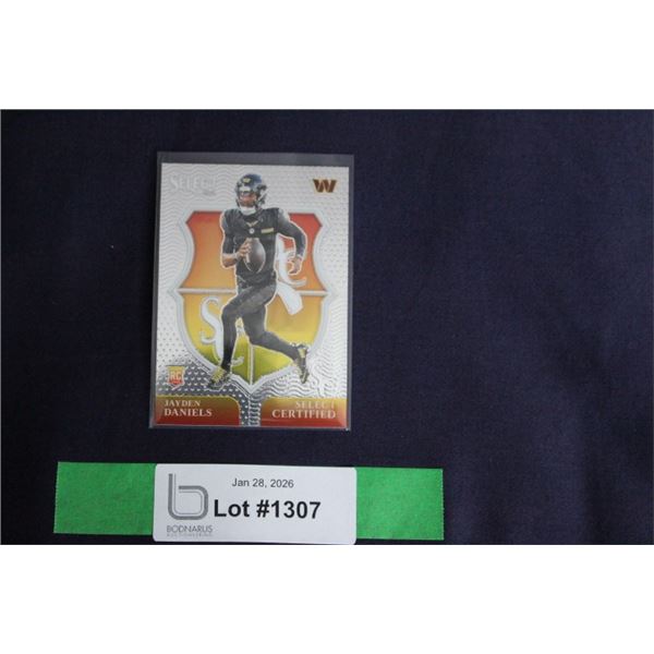 Jayden Daniels 2024 Select Certified Rookie Card - MINT
