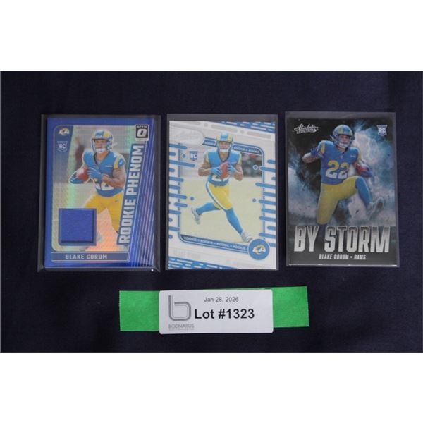 (3) Blake Corum Rookie Card Lot - MINT