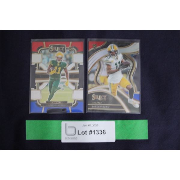 (2) Jayden Reed 2023 Select Diecut Rookie Card Lot - MINT