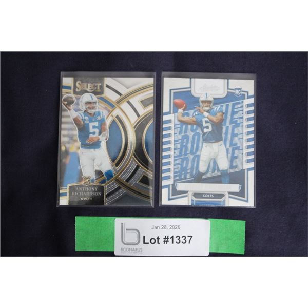 (2) Anthony Richardson Rookie Card Lot - MINT