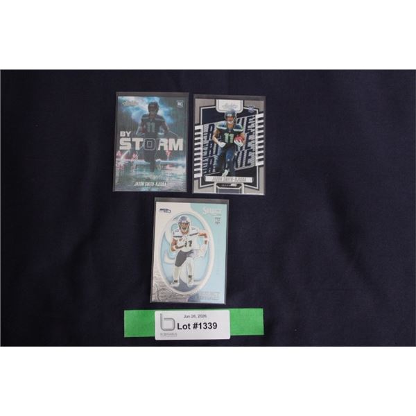 (3) Jaxon Smith-Njigba Rookie Card Lot - MINT
