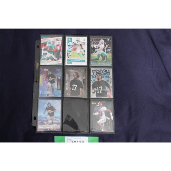 (8) Jaylen Waddle Rookie Card Lot - MINT
