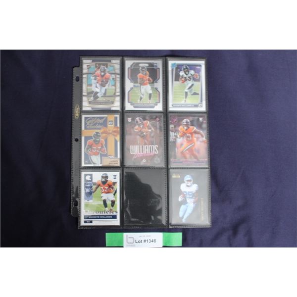 (8) Javonte Williams Rookie Card Lot - MINT