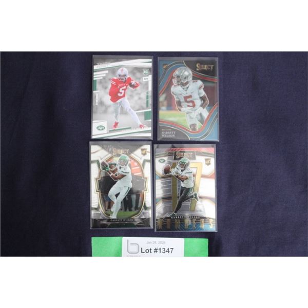 (4) Garrett Wilson Rookie Card Lot - MINT
